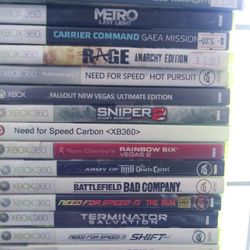 XBox 360 games $5 each