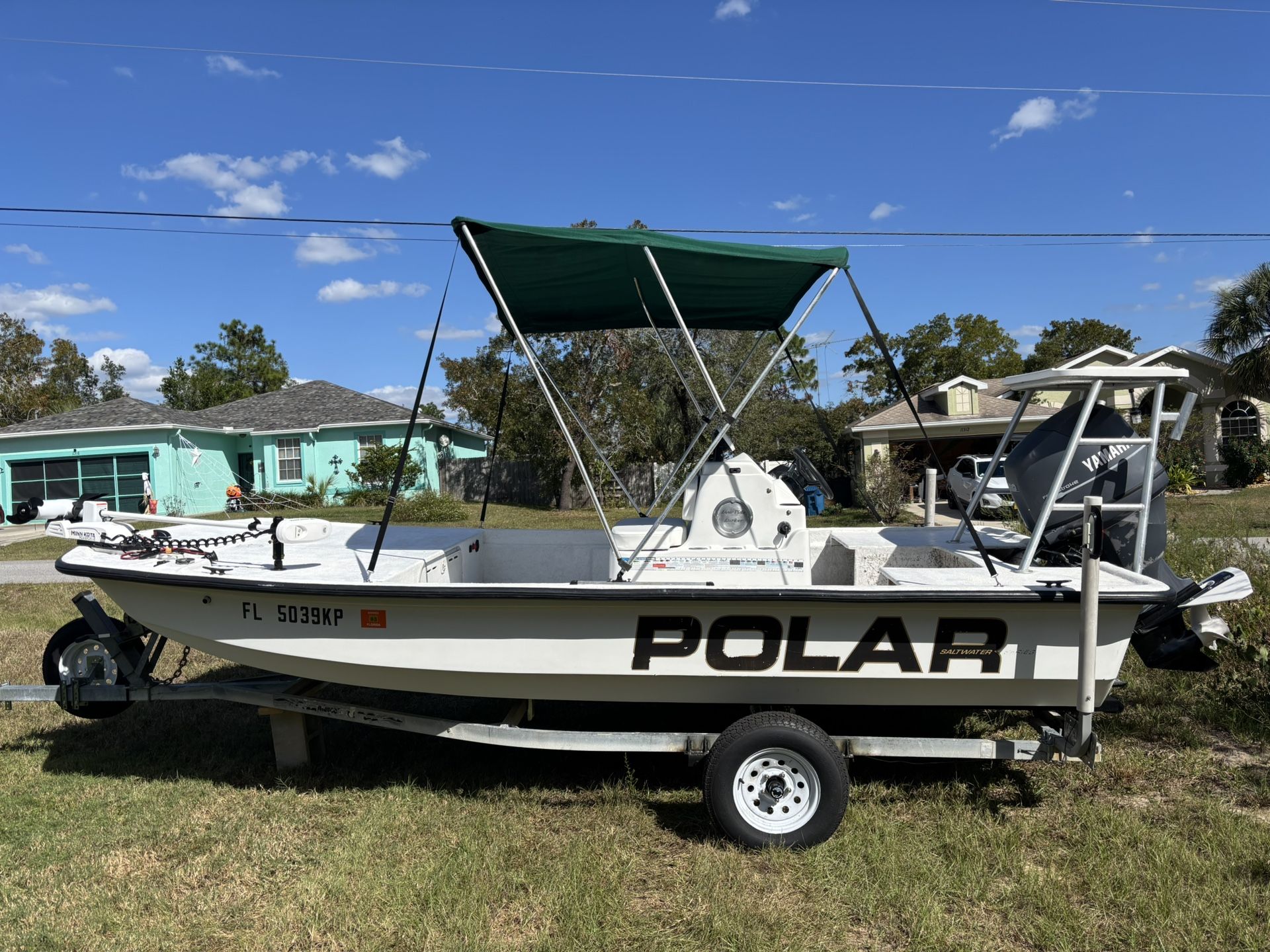 ‘99 Polar Skiff with 80hp Yamaha Four Stroke