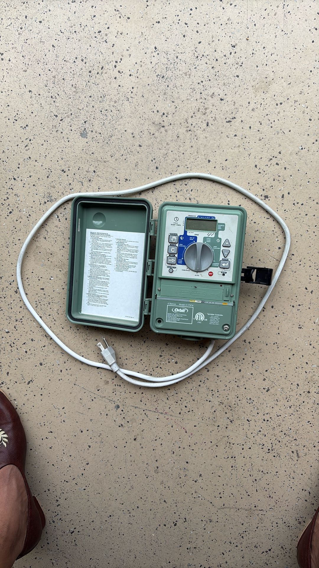 Orbit Automatic Sprinkler Control, Irrigation control 4 Zones - Like New