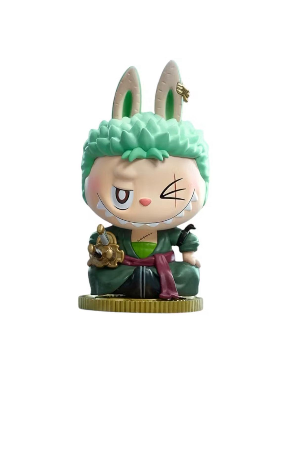 Popmart: Roronoa Zoro - THE MONSTERS x One Piece Series - Labubu