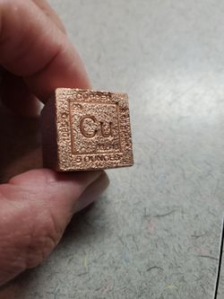 5 OZ COPPER CUBE