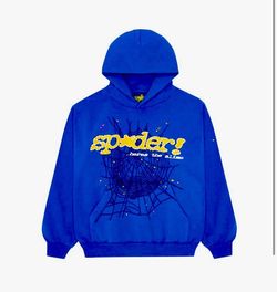 Sp5der Blue Hoodie Here's the Slime