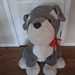 Extra large stuffed animal toy dog 