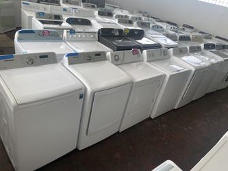 Top load washer & electric dryer sets working perfectly starting at $270 and up