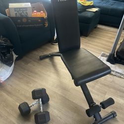 Bench And Dumbbells