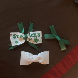St Patrick’s Hair Bows