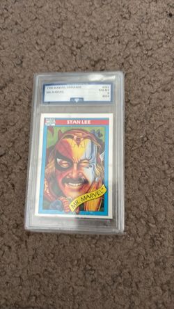 1990 Marvel Universe Stan Lee Mr. Marvel #161 PSA Graded