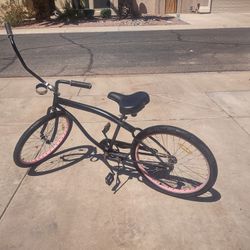 Jameis 26-in Extended Frame Beach Cruiser Bike With Ape Bars