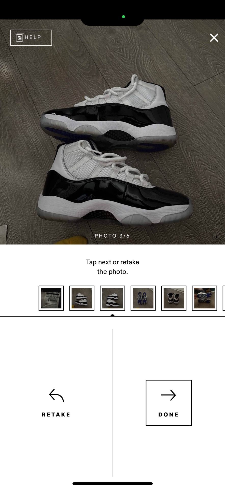 Jordan 11 Concords Size 9