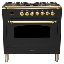 Hallman  36" Dual Fuel Range Matte Graphite NEW Sealed Box