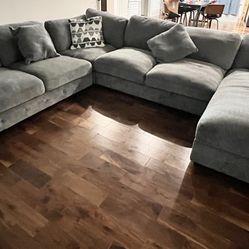 Grey Pop Up Sectional