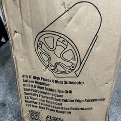 PYLE PLTAB8 - 8-Inch 250 Watt Amplified Subwoofer Tube