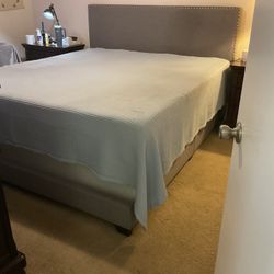 Bed, Frame, Headboard, Box Spring & Mattress