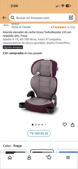 Graco TurboBooster 2.0 High-Back Booster Car Seat