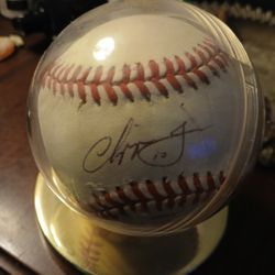 Clipper Jones   Atlanta Braves, Atlanta Signed Baseball 
