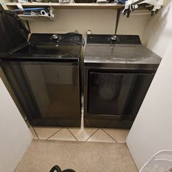 LG ThinQ Smart Topload Washer and Electric Dryer set