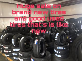 Sale on new and used tires💯Ask for size