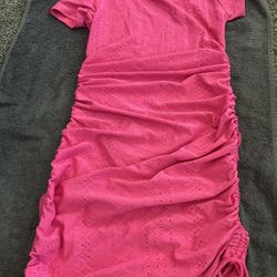 Pink Fitted Dress 
