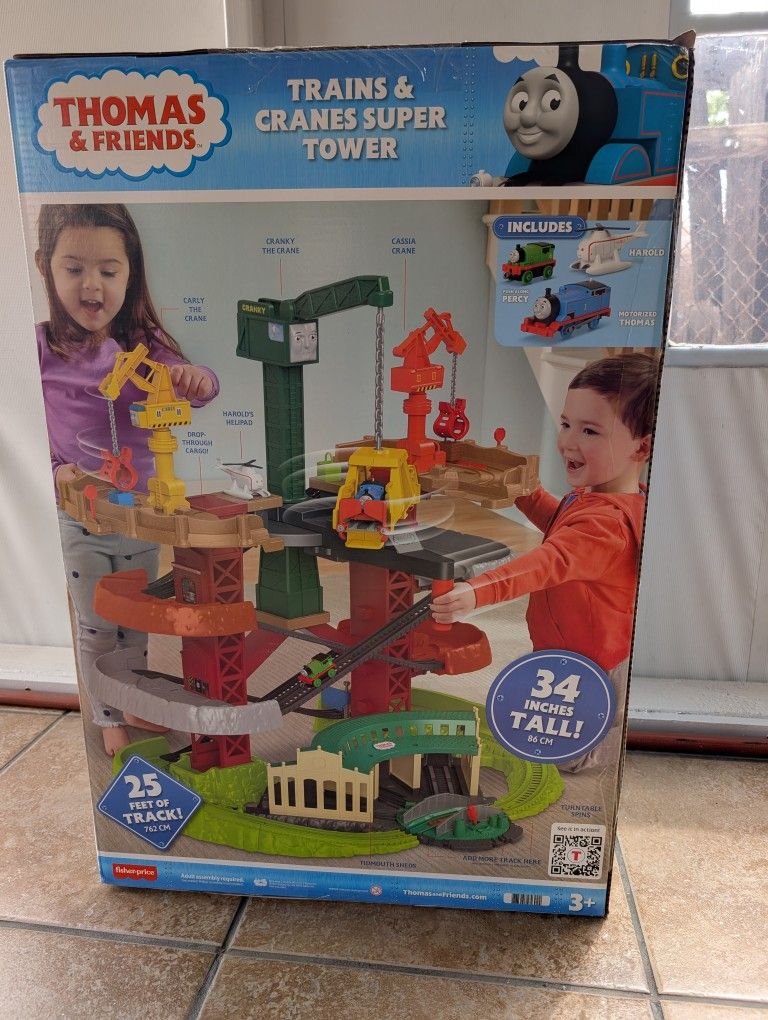 Thomas & Friends Trains & Cranes Super Tower