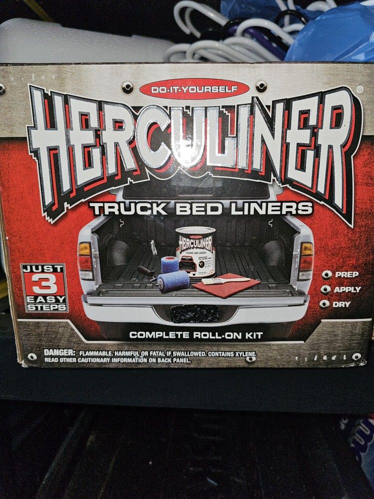 Herculiner Roll-On Truck Bed Liner Complete Kit.