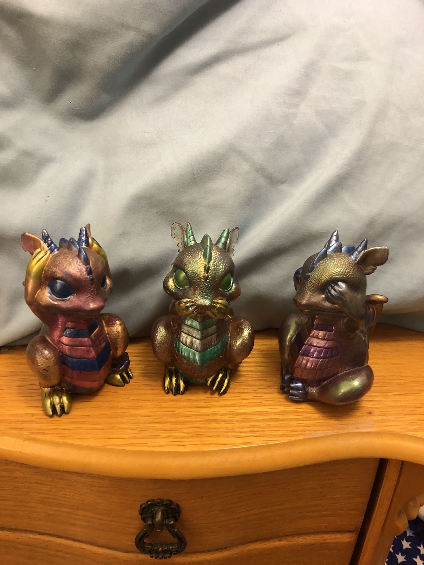 Epoxy Resin Goodies! Dragon Set Of 3