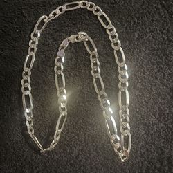 Figaro sterling 925 silver chain