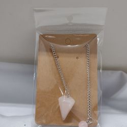 Rose Quartz Pendalum 