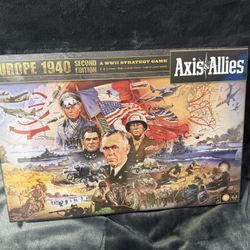 Avalon Hill Axis & Allies Europe 1940 Second Edition WWII Strategy Board Game
