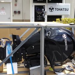 New  Tohatsu 90hp 20in Shaft Outboard Motor