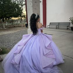Lilac Quinceañera Dress