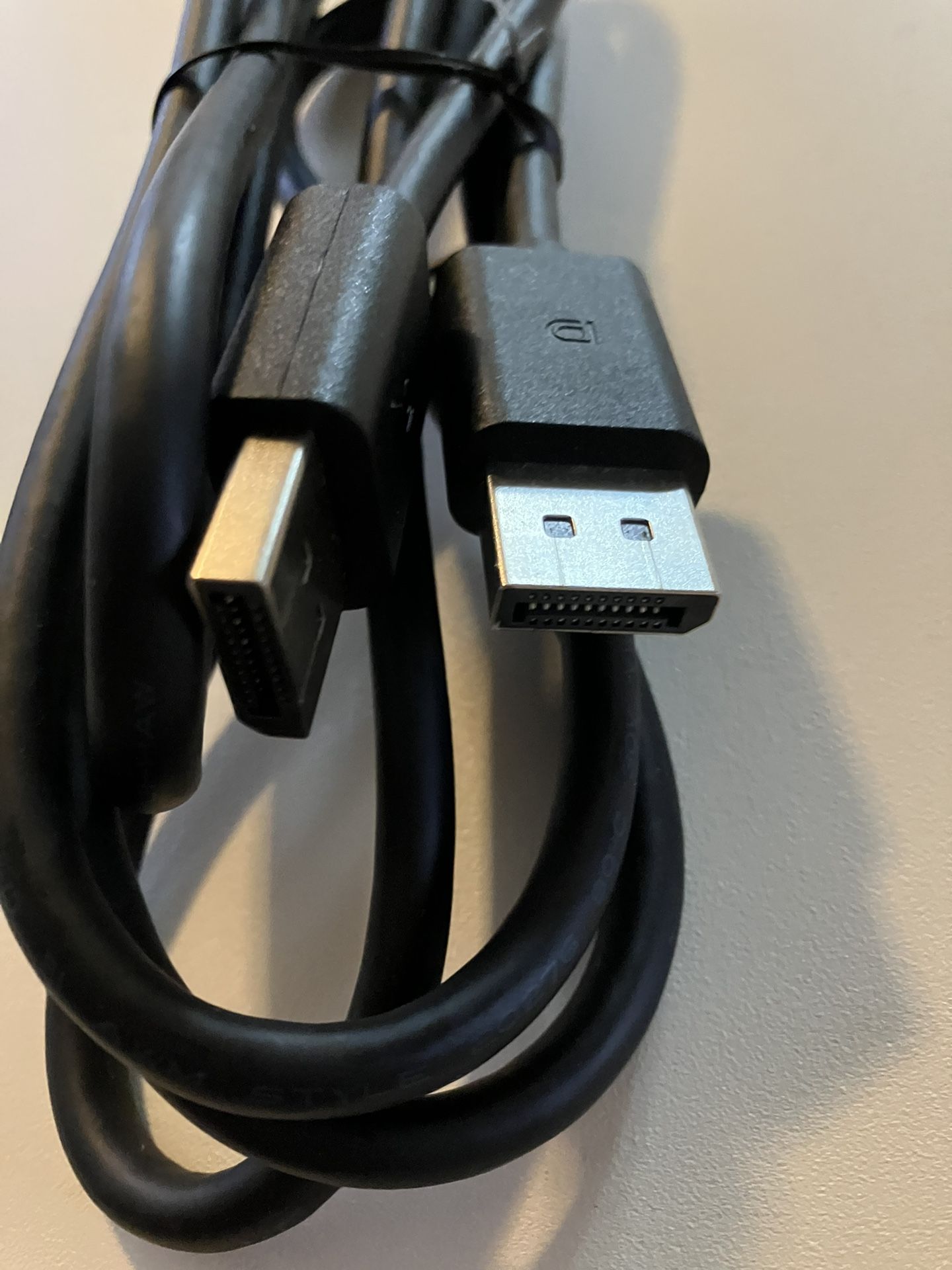 DELL 5K1FN25501 DISPLAY PORT TO DISPLAY PORT 6FT 4K DISPLAY CABLE