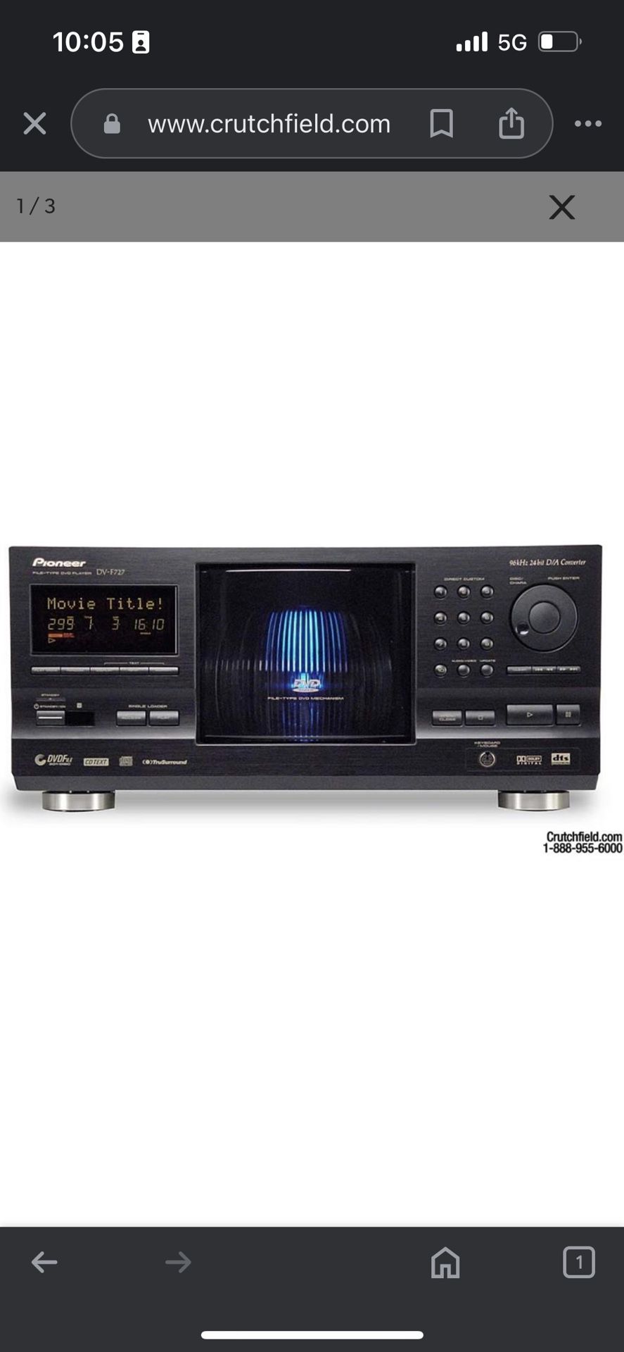 Pioneer DVF 727