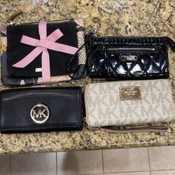 MK, Coach, Fossil Wallets 