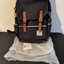 New Wenjie Black Fashion Computer Backpack ( 2 Available)