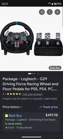 Logitech drive simulator with stand