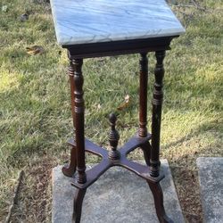 Marble Top Side Table 