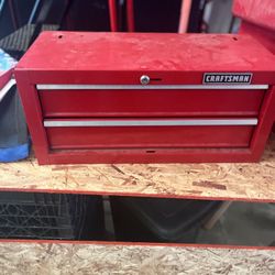 Nice 2 Drawer Craftsman box With Top Storage? $60