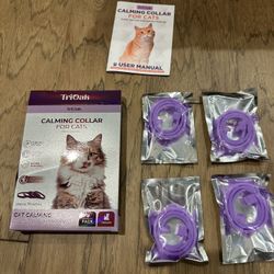4 Pack Calming Collar for Cats, Cat Calming Collar, Calming Pheromone Collar for Cats, Cat Pheromone Collar, Cat Calming Collar for Anxiety, Efficient