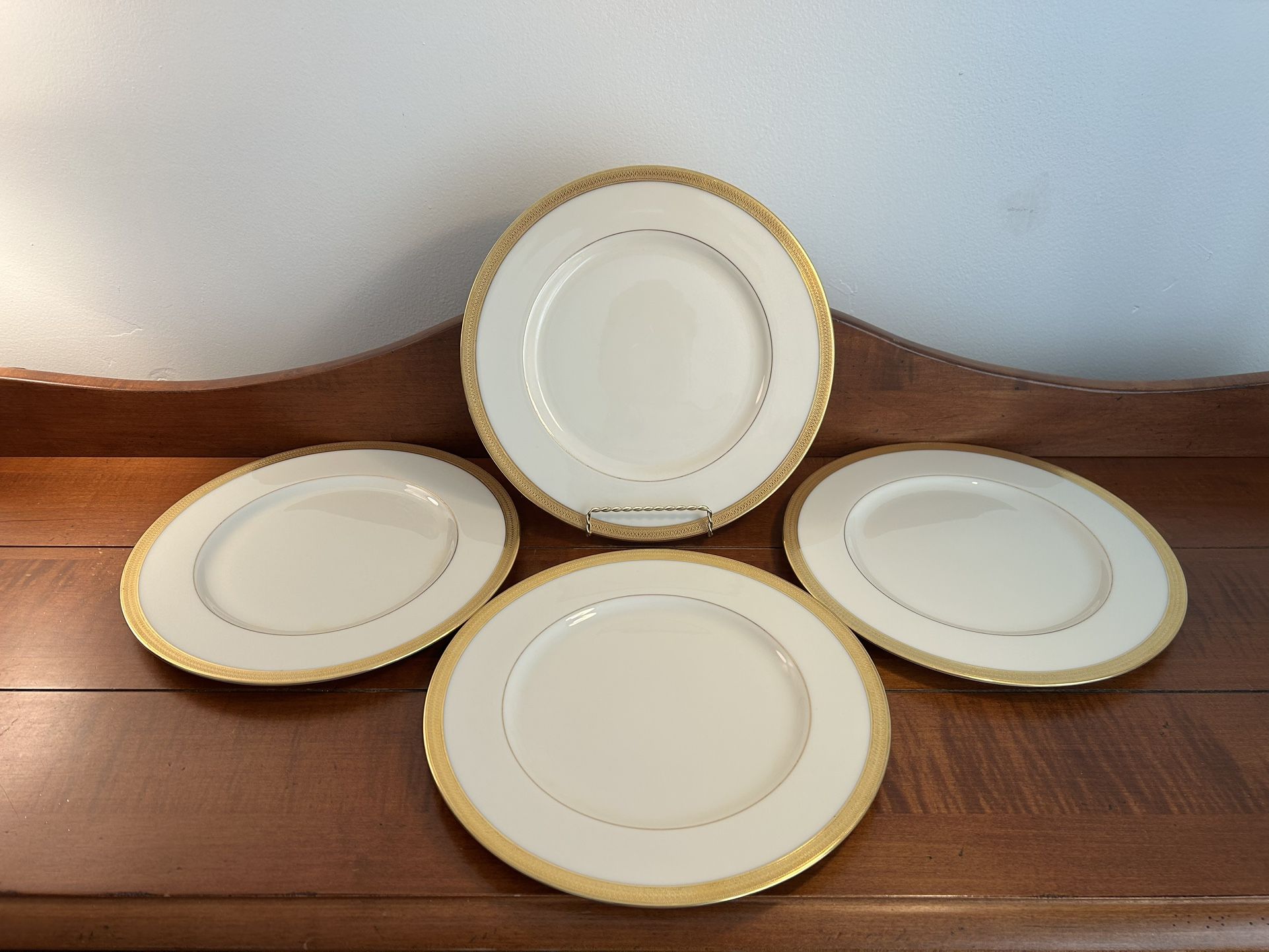 Set of 4 Lowell by Lenox Dinner Plates 10.5” diameter