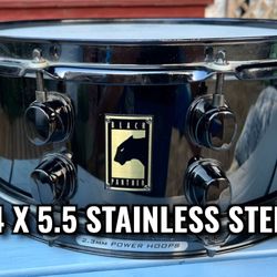 Rare Mapex Black Panther Snare Drum