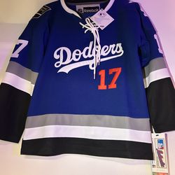 Youth Dodgers x LA Kings Hockey Ohtani Jersey