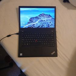 Black Lenovo Think Pad Laptop