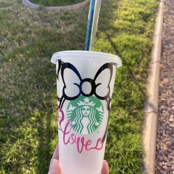 Valentines Mickey Starbucks Cup