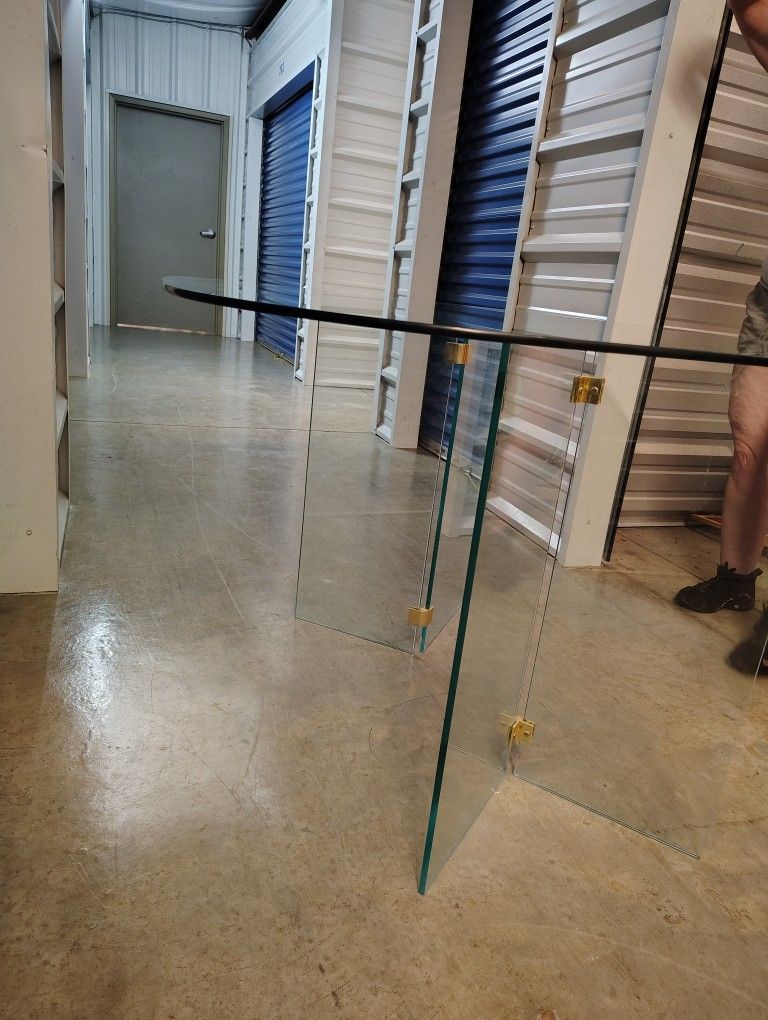 Vintage All Glass Dinning Room Table Perfect Condition eBay Prices Range From 1400.00 To 1900.00 For The Exact Table