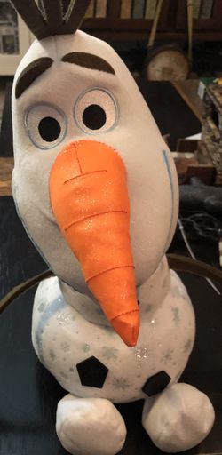 Ty Disney Frozen Olaf Sparkle Snowman Plush Toy Stuffed Animal Large 17"