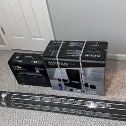 8K Home Theater Projector + Projector Screen + 7.1 Channel Surround Sound System