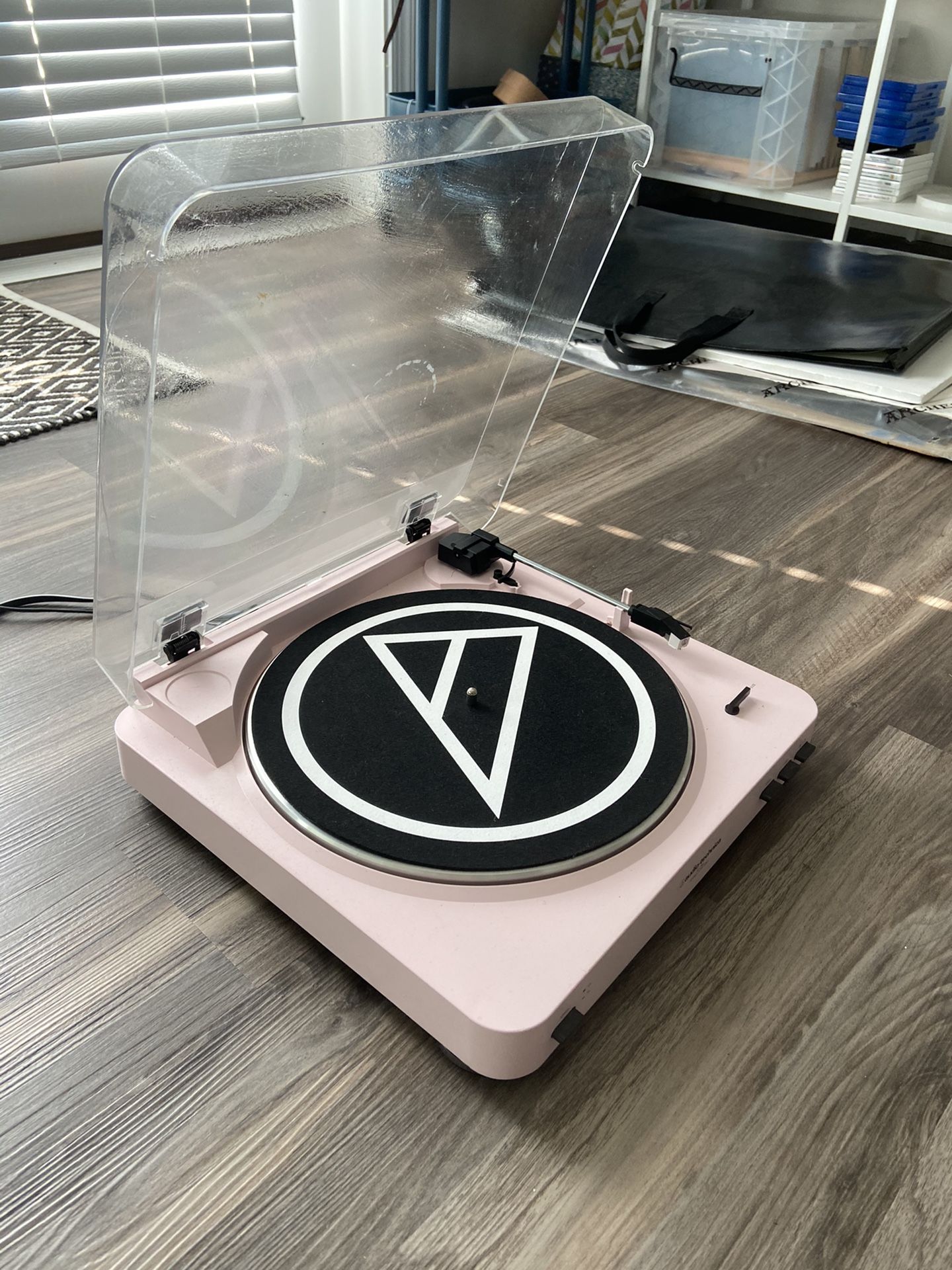 Pastel Pink Limited Edition audio-technica record player
