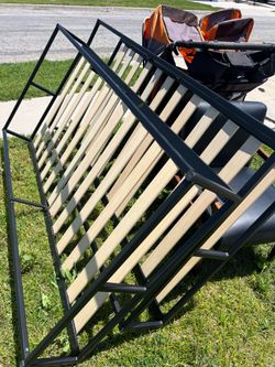 Twin bed frames floor model