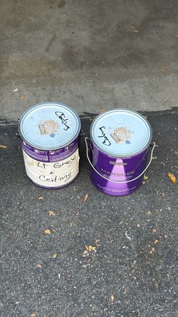 1 Full other 1/2 Full Gray Paint