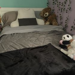 Bed Frame Full Plus One Nightstand 